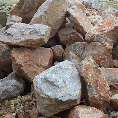 Devonshire Pink Rockery Stone